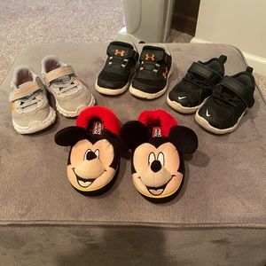 Toddler boys size 5k shoes (4pairs)